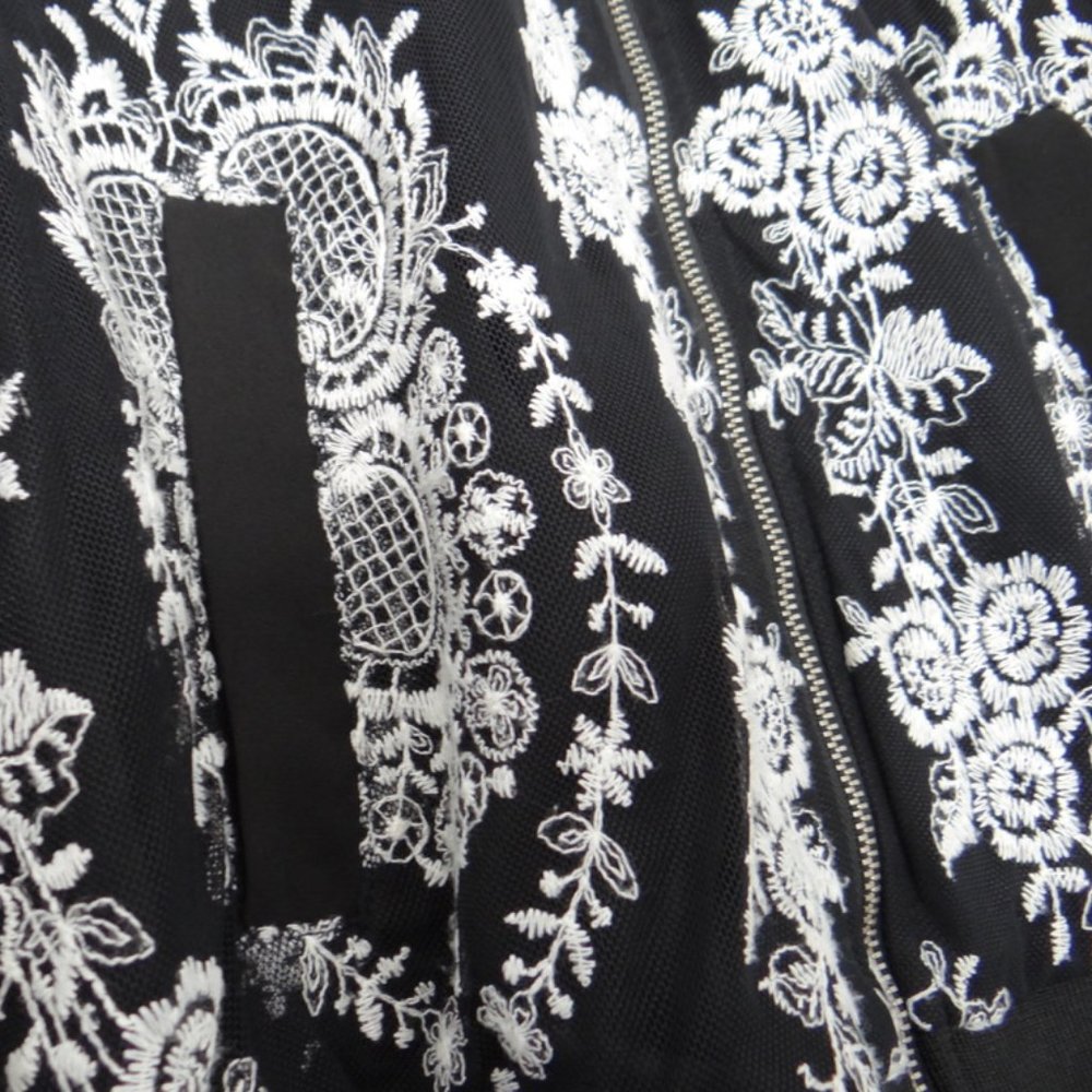 Embroidered Bomber Jacket - Picture 2 of 5